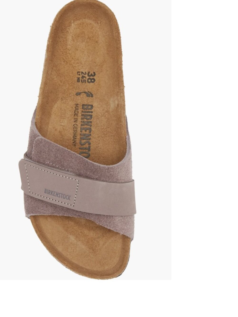 Birkenstock Oita Slide Sandal faded purple color size 38